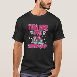 Camiseta A esta chica le encanta conducir quad Conductor