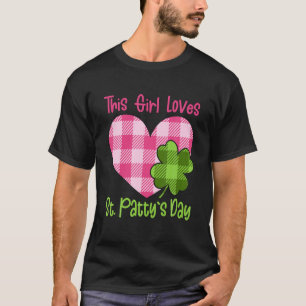 Camiseta A Esta Chica Le Encanta El Día De San Pattys Para
