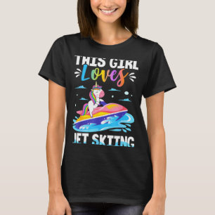 Camiseta A esta chica le encanta el jet ski chica de jet sk