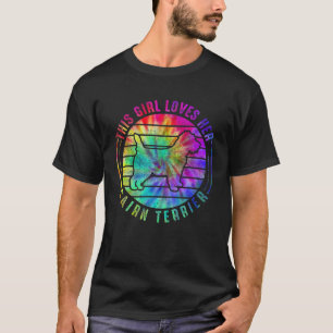Camiseta A esta Chica le encanta su amor de Cairn Terrier T