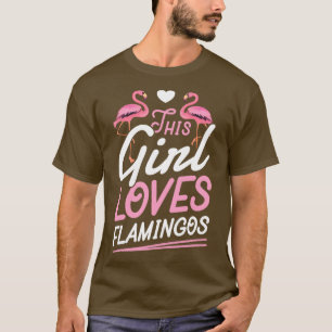 Camiseta A esta Chica le encantan los flamencos para las mu