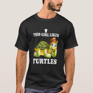 Camiseta A Esta Chica le Gustan las Tortugas Tortuga de Agu