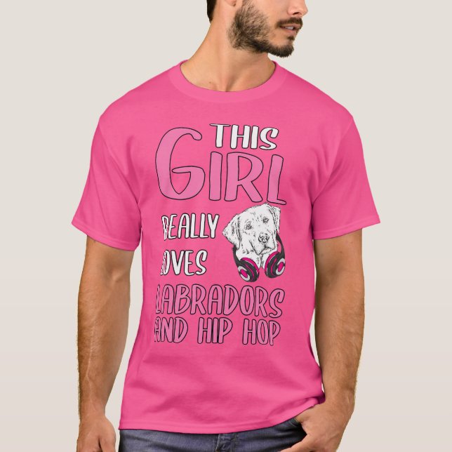 Camiseta A Esta Chica Realmente Le Encantan Los Labradores  (Anverso)
