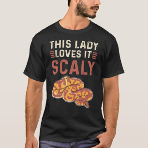 Camiseta A esta dama le encanta el espeluznante Royal Pytho
