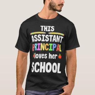 Camiseta A esta directora adjunta le encanta su escuela