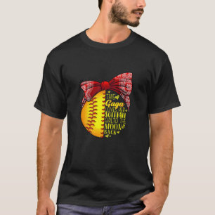 Camiseta A Esta Gaga Le Encanta El Softball Chica