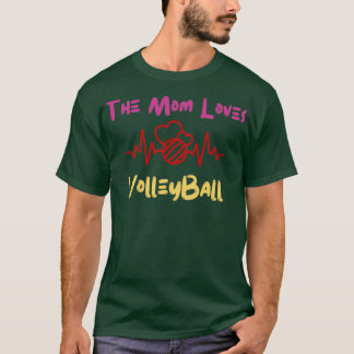 Camiseta A esta mamá le encanta el voleibol
