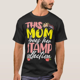 Camiseta A Esta Mamá Le Encanta Su Colección De Sellos Fila