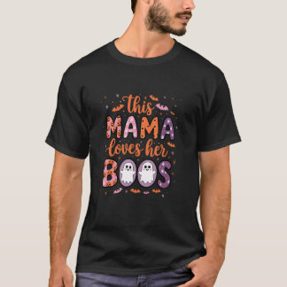 Camiseta A esta mamá le encanta su fantasma de boos de Hall