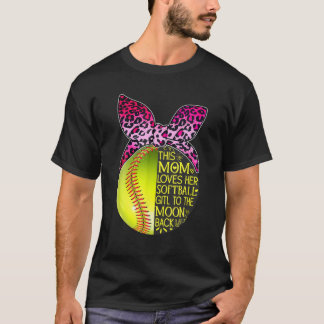 Camiseta A Esta Mamá Le Encanta Su Madre Bandana, Leopardo 
