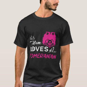 Camiseta A Esta Mamá Le Encantan Los Perros Gráficos De Las