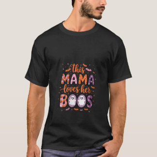 Camiseta A esta mamá le encantan sus abucheos Halloween Boo