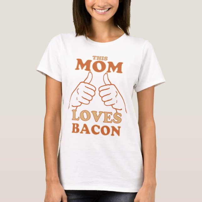 Camiseta A esta MOM le encanta la idea de regalo del Día de (Anverso)