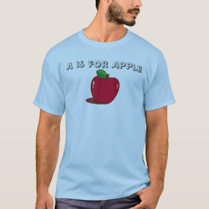 Camiseta A está para Apple