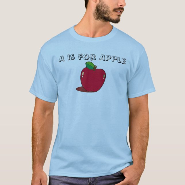 Camiseta A está para Apple (Anverso)