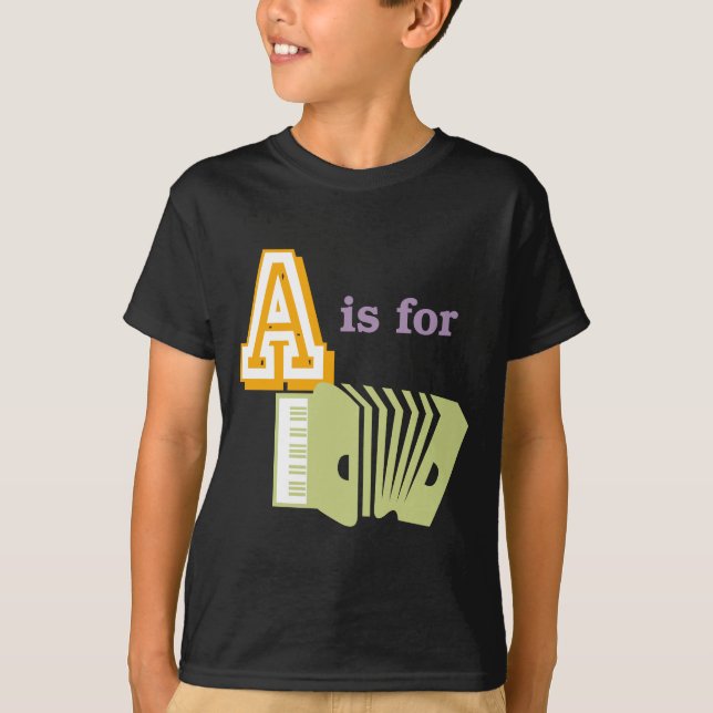 Camiseta A está para el acordeón (Anverso)