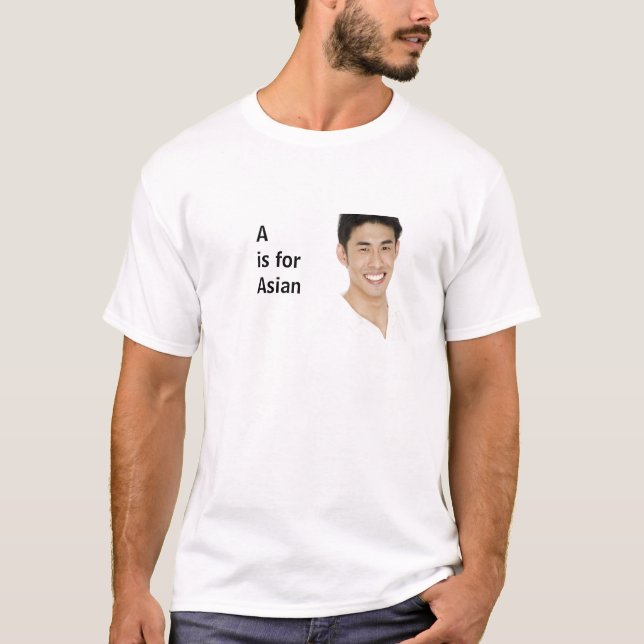 Camiseta A está para el asiático (Anverso)