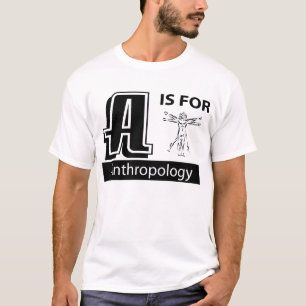 Camiseta A está para la antropología