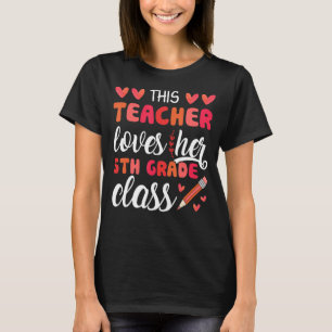 Camiseta A esta profesora le encanta su escuela de quinto g