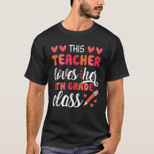 Camiseta A esta profesora le encanta su escuela de quinto g