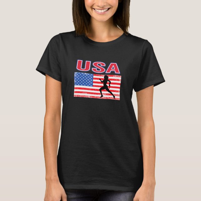 Camiseta A Estados Unidos Le Encantan Los Juegos De Verano  (Anverso)