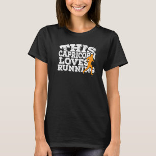 Camiseta A este Capricornio le encanta correr