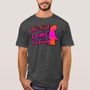 Camiseta A este Chica le encanta cocinar