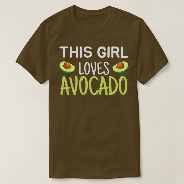 Camiseta A este Chica le encanta el aguacate clásico TShirt (Diseño del anverso)