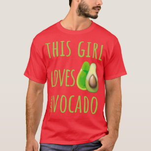 Camiseta a este chica le encanta el aguacate cool