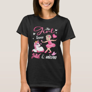 Camiseta A este Chica le encanta el ballet y la bailarina d