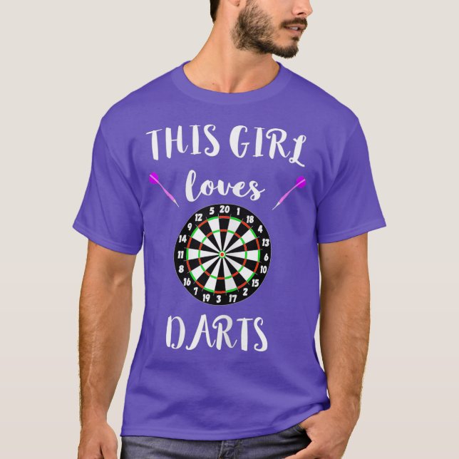 Camiseta A este Chica le encanta el juego de las Flechas de (Anverso)