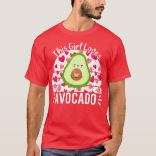 Camiseta A este Chica le encanta el regalo de aguacates
