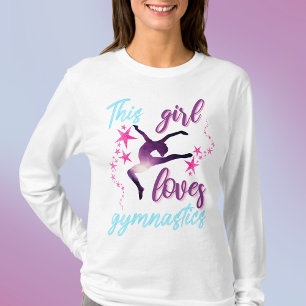Camiseta A este Chica le encanta el salto de las estrellas