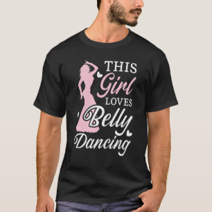 Camiseta A este Chica le encanta la danza Belly Shimmy Bell