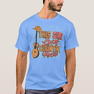 Camiseta A este Chica le encanta la música country