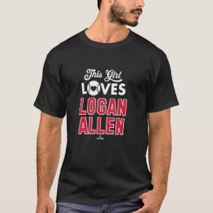 Camiseta A este Chica le encanta Logan Allen Cleveland Base