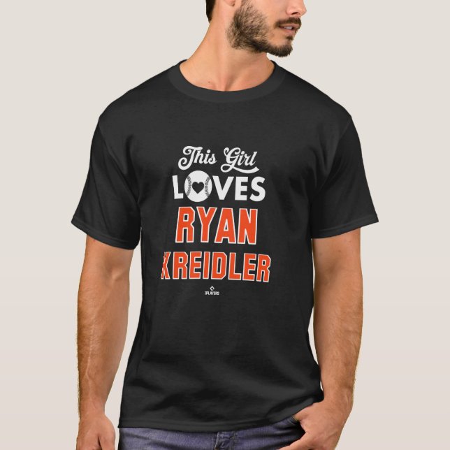 Camiseta A este Chica le encanta Ryan Kreidler Detroit Base (Anverso)