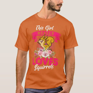 Camiseta A este Chica le encantan las ardillas 2