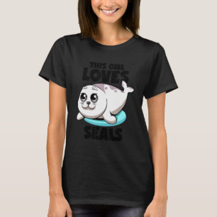 Camiseta A este Chica le encantan las focas de foca de gras