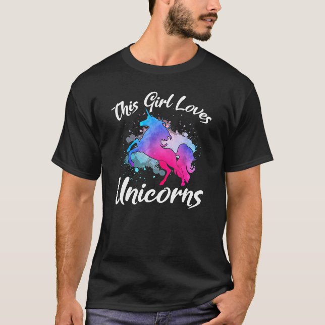 Camiseta A este Chica le encantan las leyendas de animales  (Anverso)
