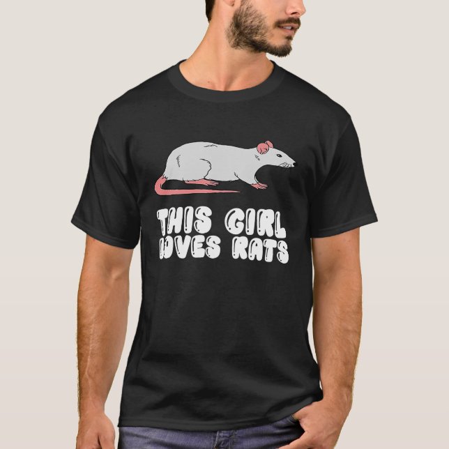 Camiseta A este Chica le encantan las ratas (Anverso)