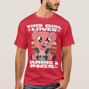 Camiseta A Este Chica Le Encantan Los Cerdos Y La Prima De