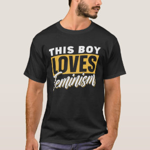 Camiseta A este chico le encanta el feminismo Chica mujeres