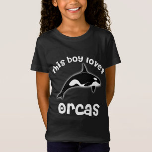 Camiseta A este chico le encanta la ballena divertida de am