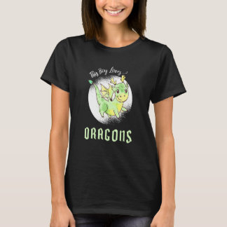 Camiseta A este chico le encantan los dragones, la fantasía