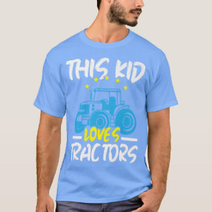 Camiseta A este chico le encantan los tractores que cultiva