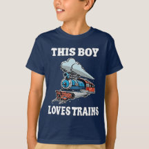 A este chico le encantan los trenes - Diseño de ca