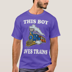Camiseta A este chico le encantan los trenes Gift Train Wag