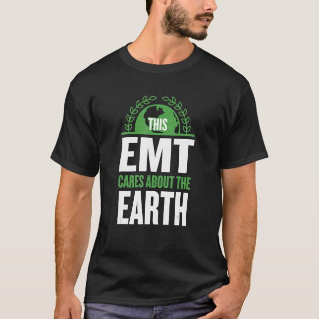 Camiseta A Este Emt Le Importan Los Palabras Paramédicas De (Anverso)