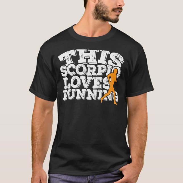 Camiseta A este escorpión le encanta correr (Anverso)